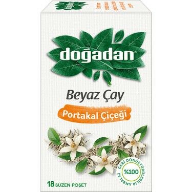 Doğadan Beyaz Çay Portakal Çiçeği 18'li