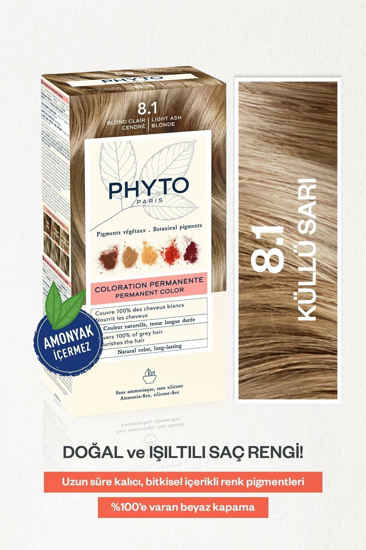Phyto Color Saç Boyası - 8.1 Küllü Sarı