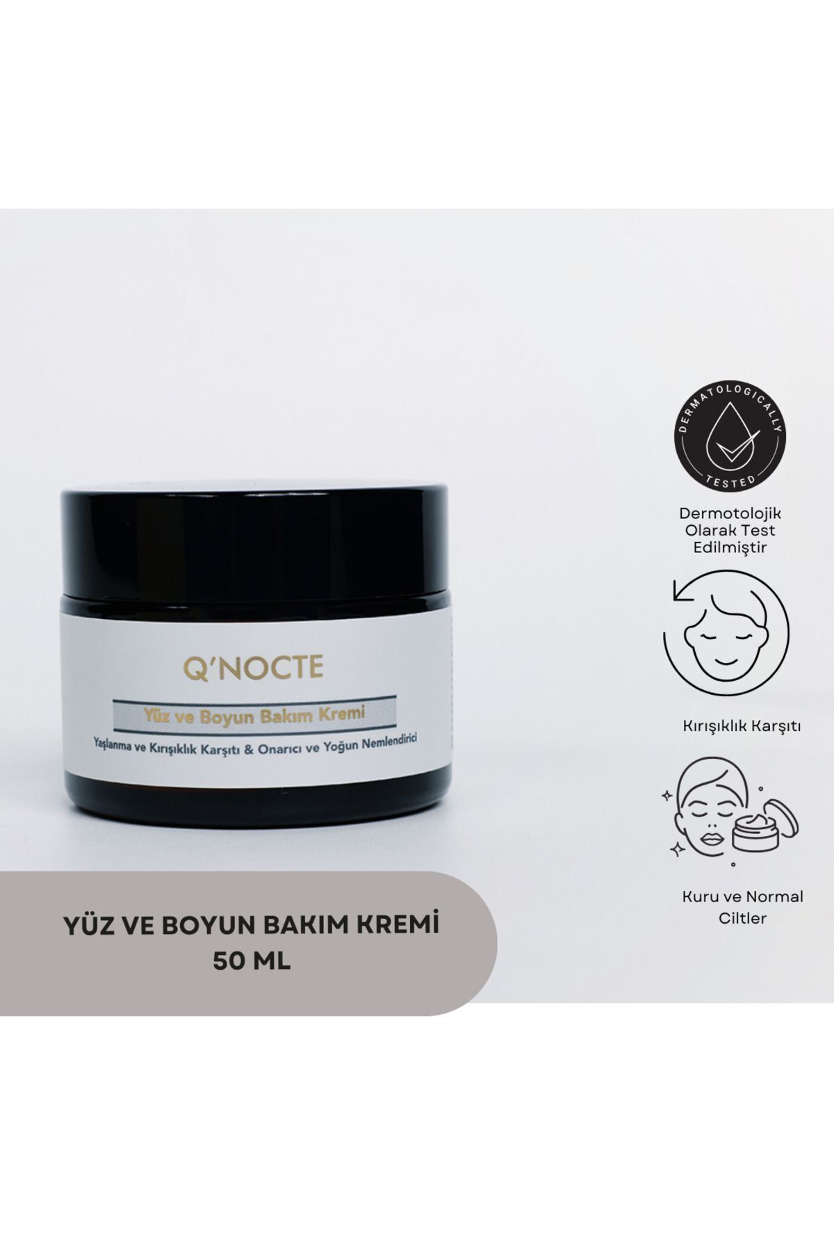 Q'nocte Yüz Ve Boyun Bakım Kremi 50 ml