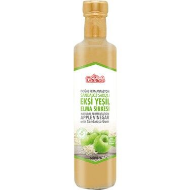 Arı Damlası Sandaloz Sakızlı Ekşi Yeşil Elma Sirkesi 500 ml