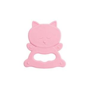 Bambino P-0230 Kauçuk Yumuşak Diş Kaşıyıcısı - Pembe