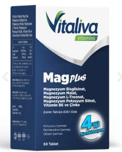 Vitaliva Vitamins Magplus 60 Tablet