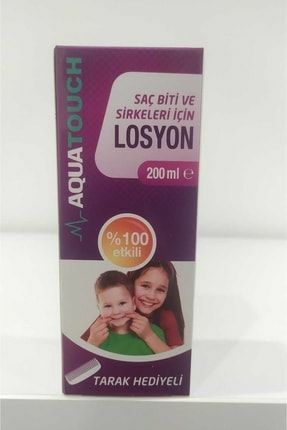 Aqua Touch Saç Biti ve Yumurtaları İçin Şampuan 200 ml - Tarak Hediyeli