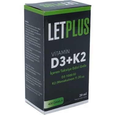 Letplus Vitamin D3K2 20 ml