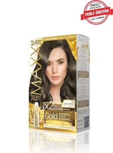 Maxx Deluxe Golden 24K 7.1 Küllü Kumral Saç Boyası 2'li 60 ml