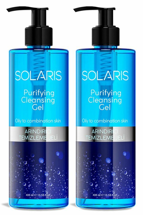 Solaris Akne Karşıtı ve Anti Alerjik Yüz Temizleme Jeli Arındırıcı 400 ml - 2 Adet