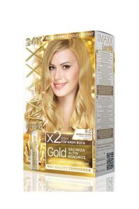Maxx Deluxe Golden 24K 9.0 Doğal Sarı Saç Boyası 2'li 60 ml
