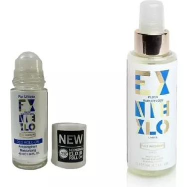 No Nome Deodorant Roll-On Unisex Fleur 40 ml + Fleur Narcotique Man 125 ml 2'li Set