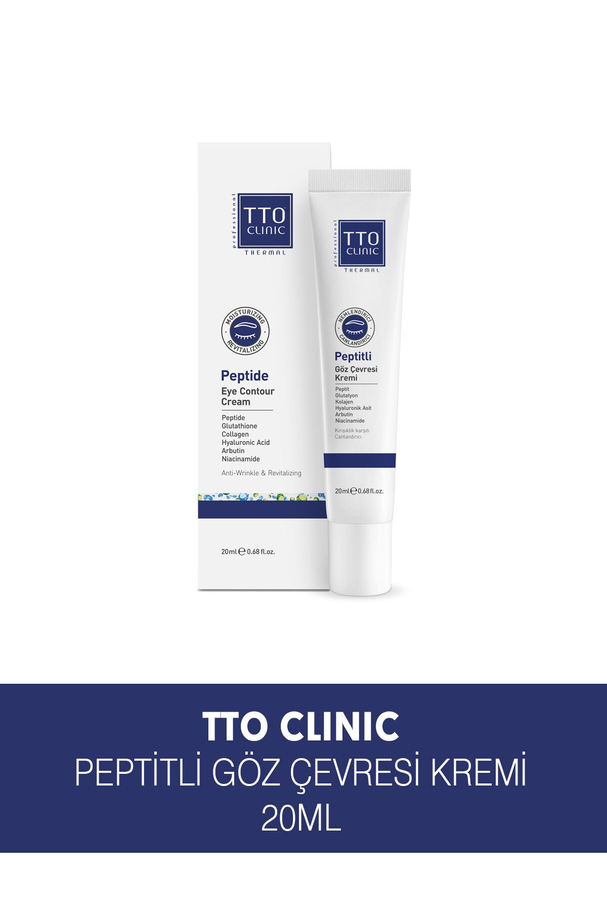TTO Clinic Peptitli Göz Kremi 20 ml
