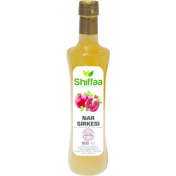Nar Sirkesi 500 Ml Shiffaa İcilebilir