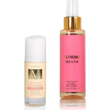 No Nome Deodorant Roll-On Women Valenti 40 ml + Chance Body Mist 125 ml