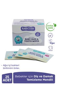 Babyton Bebekler İçin Diş ve Damak Temizleme Mendili