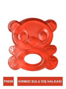Bambino P0658 Sulu Diş Halkası - Kırmızı