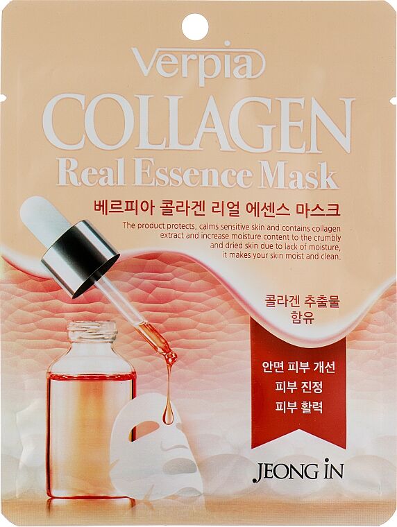 Verpia Collagen Real Essence Kağıt Maske