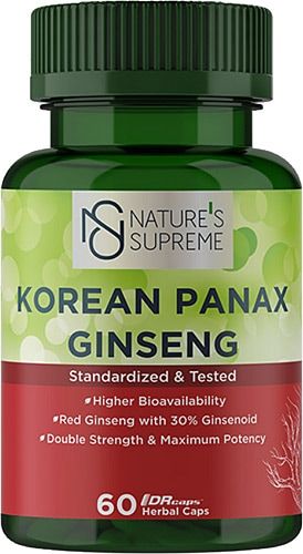 Nature's Supreme Korean Panax Ginseng 60 Kapsül