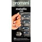 Promani Metalik Takma Tırnak Kiti - Koyu Füme 5020