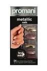 Promani Metalik Takma Tırnak Kiti - Bronz/Sütlü Kahve 5021