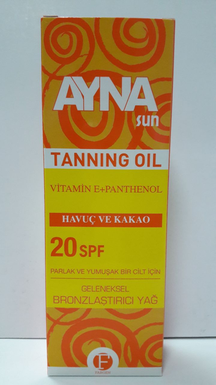 AYNA SUN OIL 20 SPF HAVUC&KAKAO 200 ML SPREY