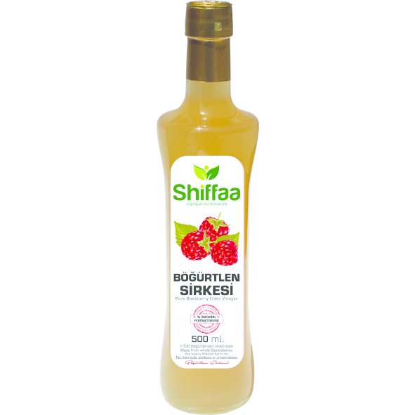 Bogurtlen Sirkesi 500 Ml Shiffaa İcilebilir
