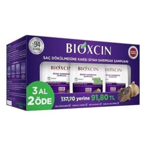 Bioxcin Siyah Sarımsak Şampuanı 300 ml - 3 Al 2 Öde (119,80 TL Etiketli)