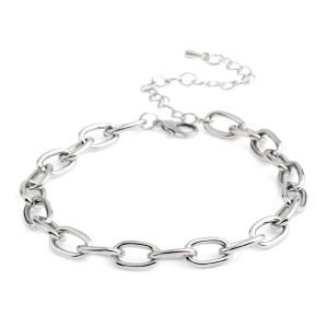 Chn-0193-28 Rodyum Bileklik Gümüş