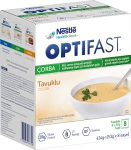 Nestle Optifast Çorba Tavuklu 53g x 8 Saşe