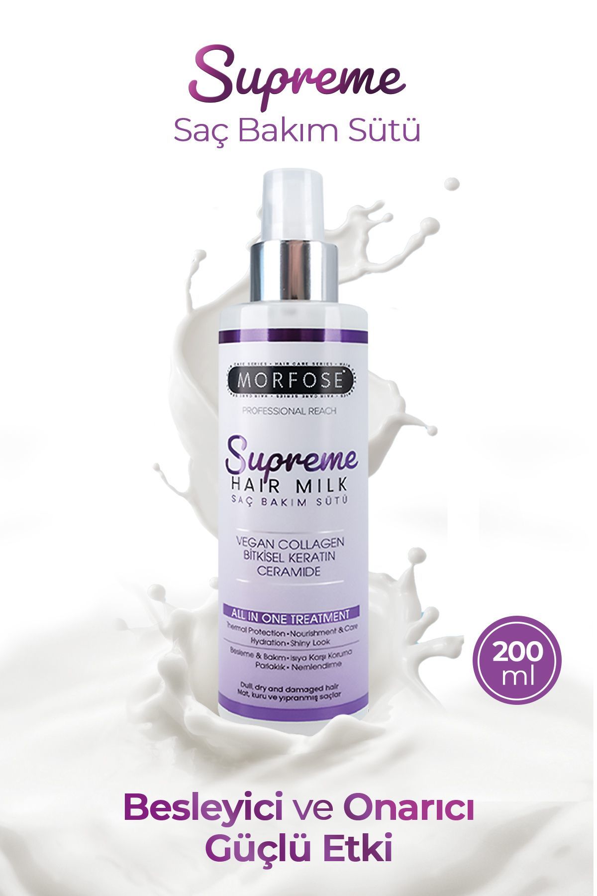 Morfose Supreme Saç Bakım Sütü 200 ml