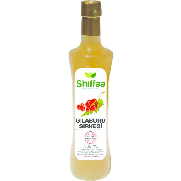 Gilaburu Sirkesi 500 Ml Shiffaa İcilebilir