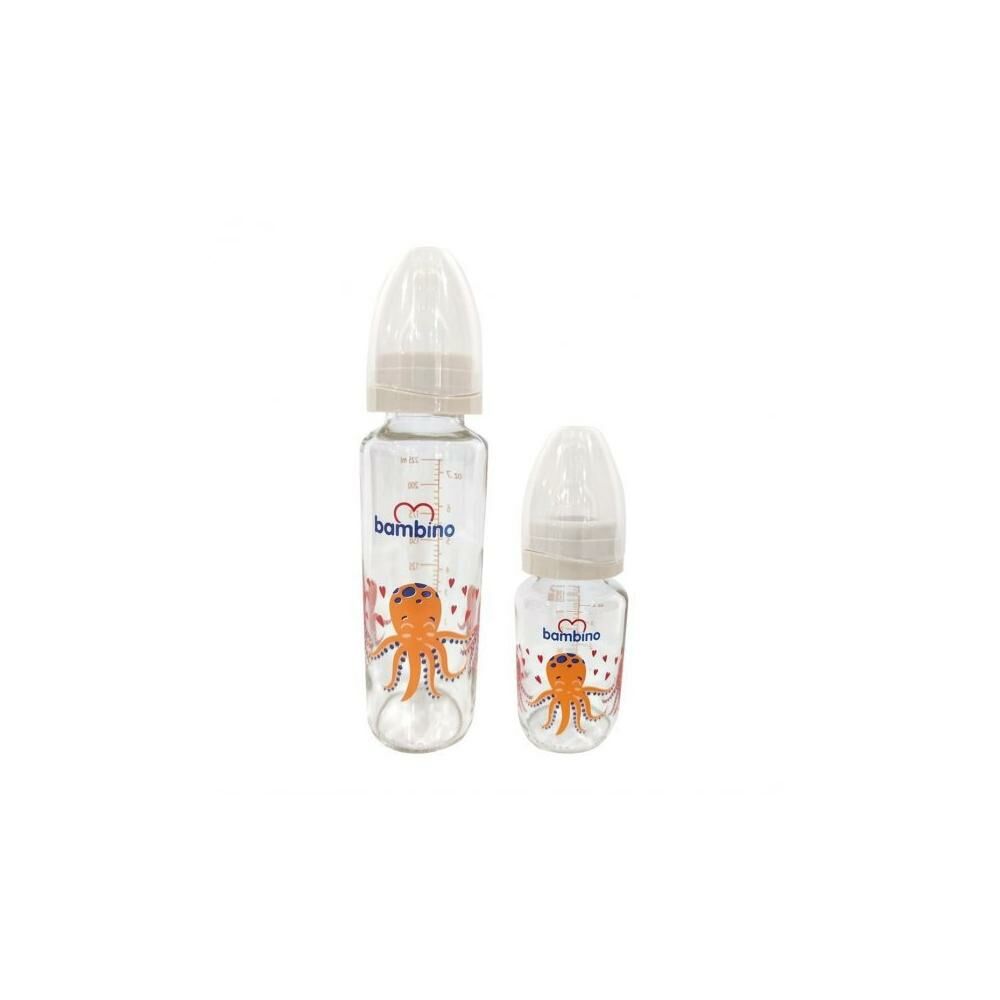 Bambino T-090 Cam Biberon Seti 2'li - Beyaz