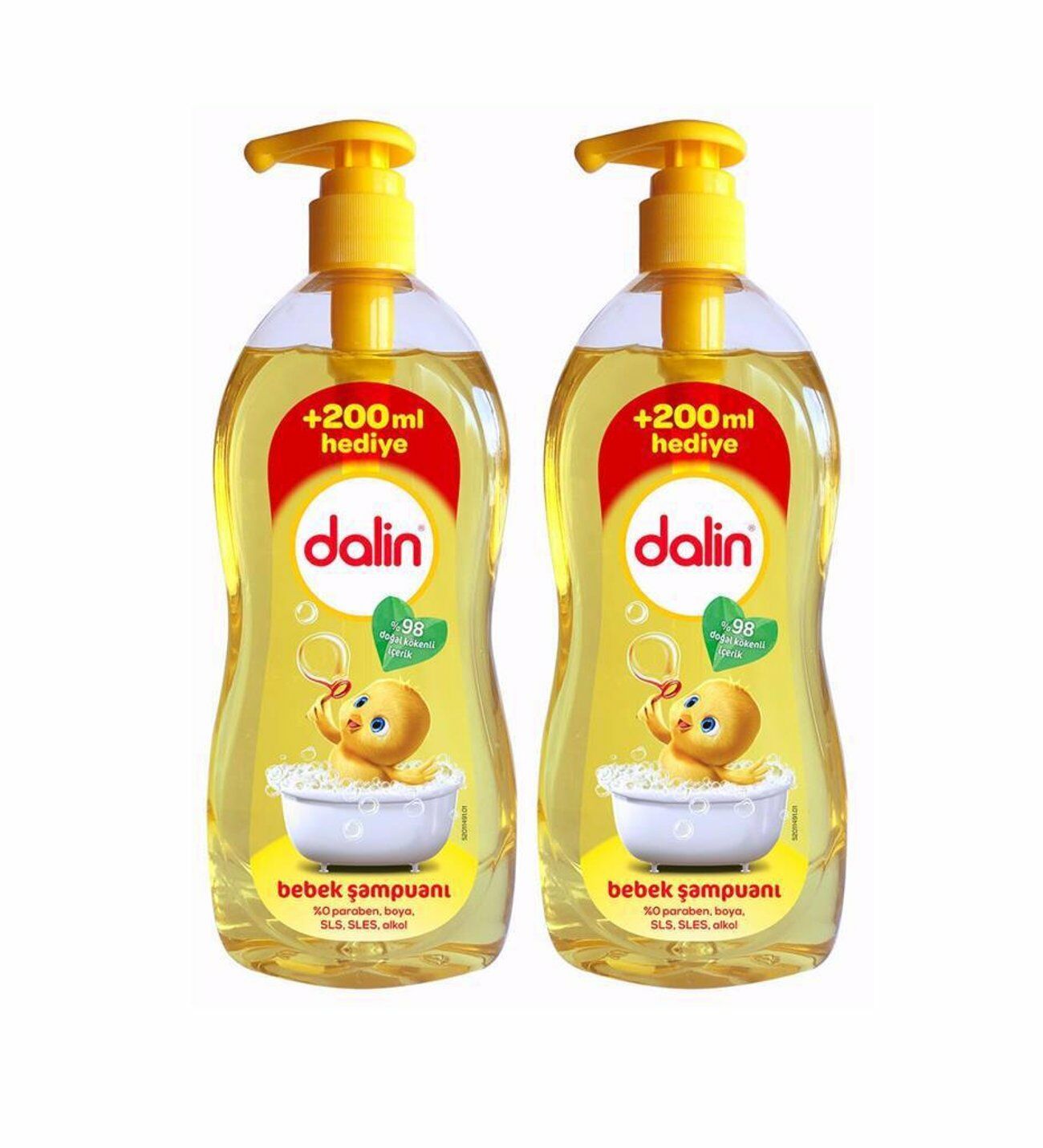Dalin Bebek Şampuan 900 ml - 2 Adet