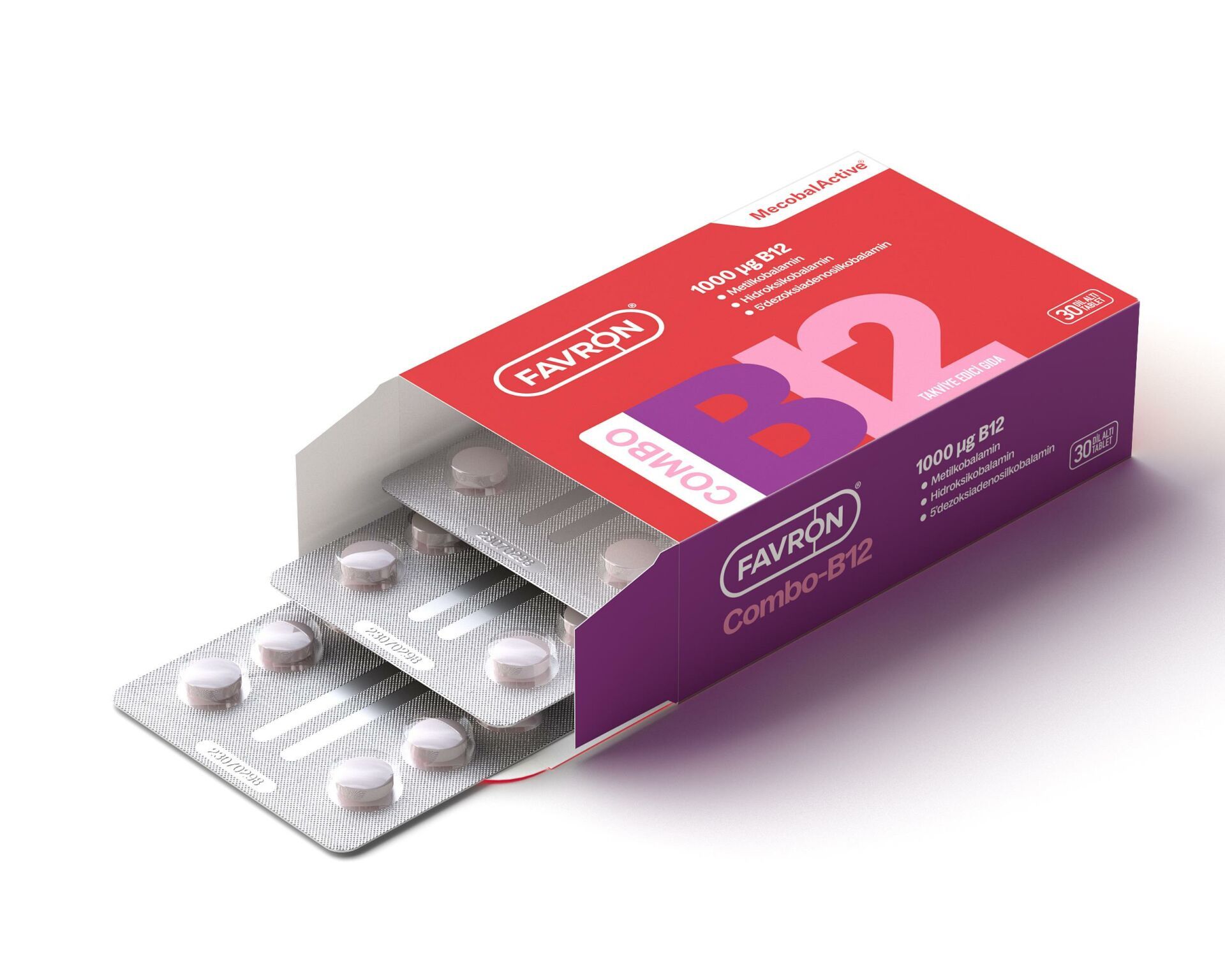 Favron Combo Vitamin B12 30 Tablet
