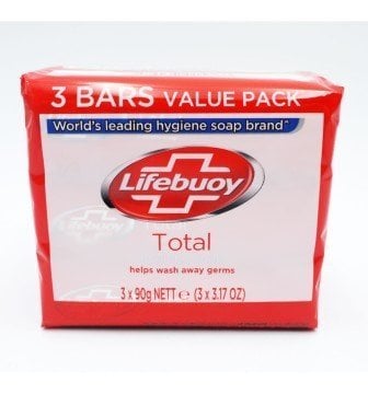Lifebuoy Total Antibakteriyel Sabun 3x90gr