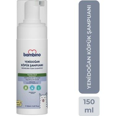 Bambino Yenidoğan Köpük Şampuan 150 ml
