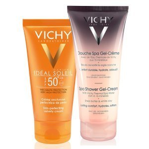 Vichy Ideal Soleil Spf50+ Velvety Cream 50ml | Ideal Body Duş Jeli 100ml HEDİYE