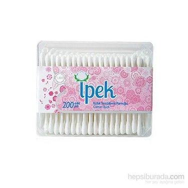İpek Kulak Temizleme Çubuğu Kare Organik 200'lü