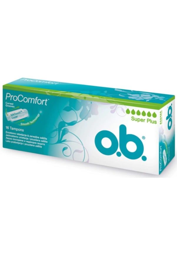 O.B. ProComfort Tampon Süper Plus 16'lı