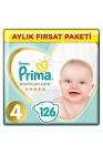 Prima Bebek Bezi Premium Care 4 Beden 126 Adet