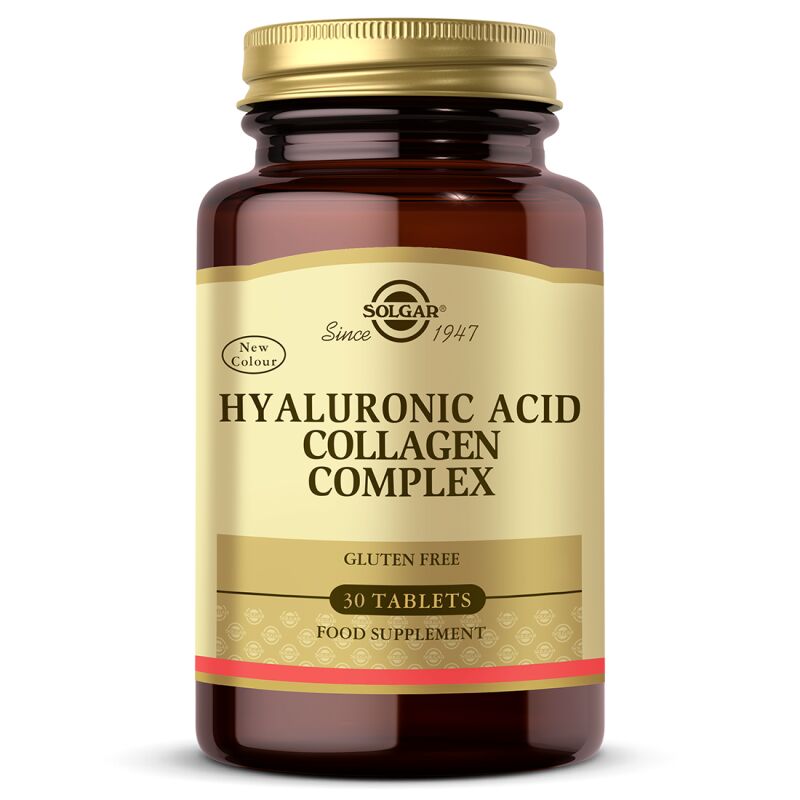 SOLGAR HYALURONIC ACID COLLAGEN COMPLEX 30 TAB.