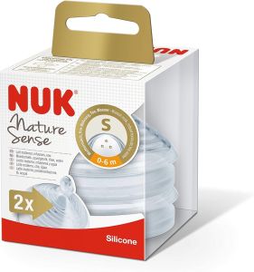 Nuk Nature Sense Biberon Emziği Medium No: 1 2'li