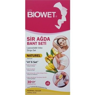 Biowet Sir Ağda Bandı Naturel Normal Ciltler 41'li
