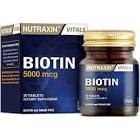 Nutraxin Biotin 5000 mg 30 Tablet
