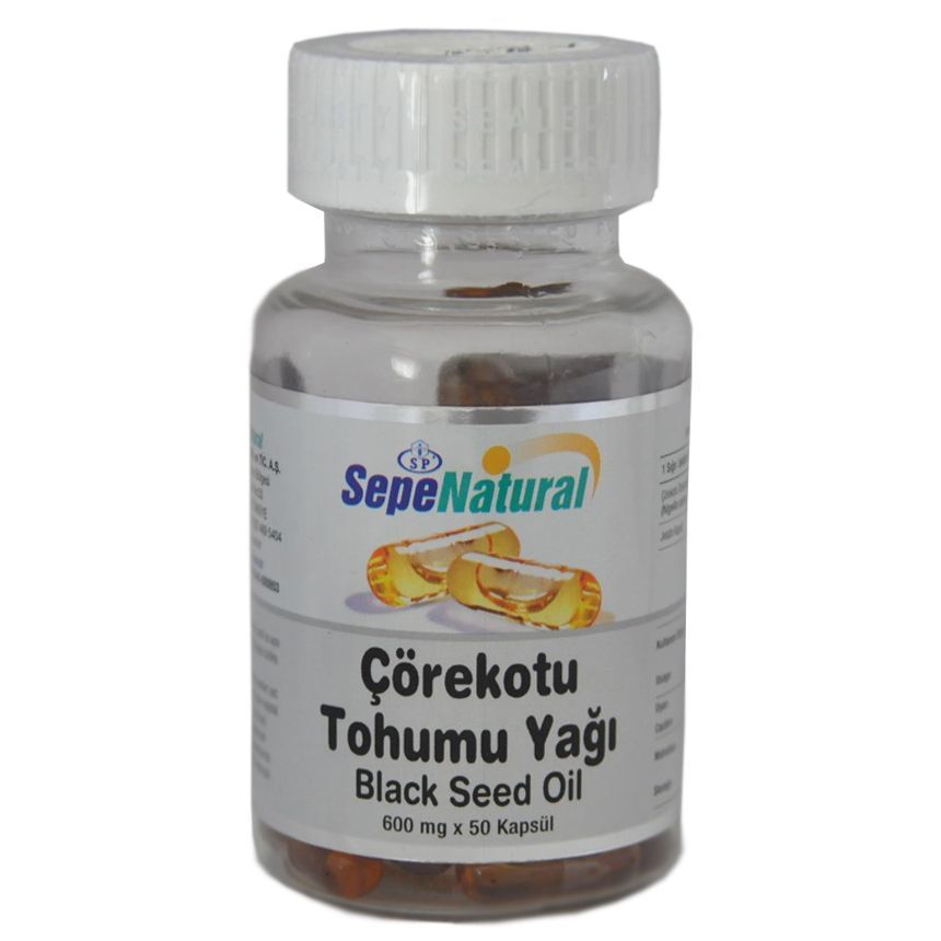 Çörekotu Yağı 50 Kapsül x 600mg