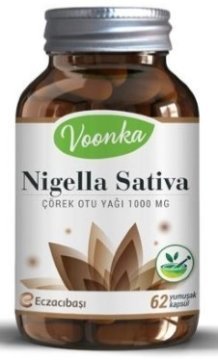 Voonka Nigella Sativa Çörek Otu Yağı 62 Kapsül