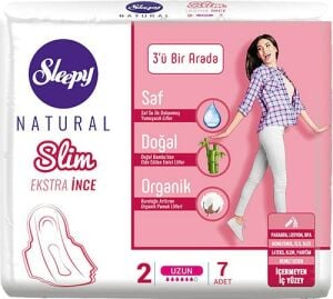 Sleepy Natural Slim Eksra İnce Hijyenik Ped 7'li