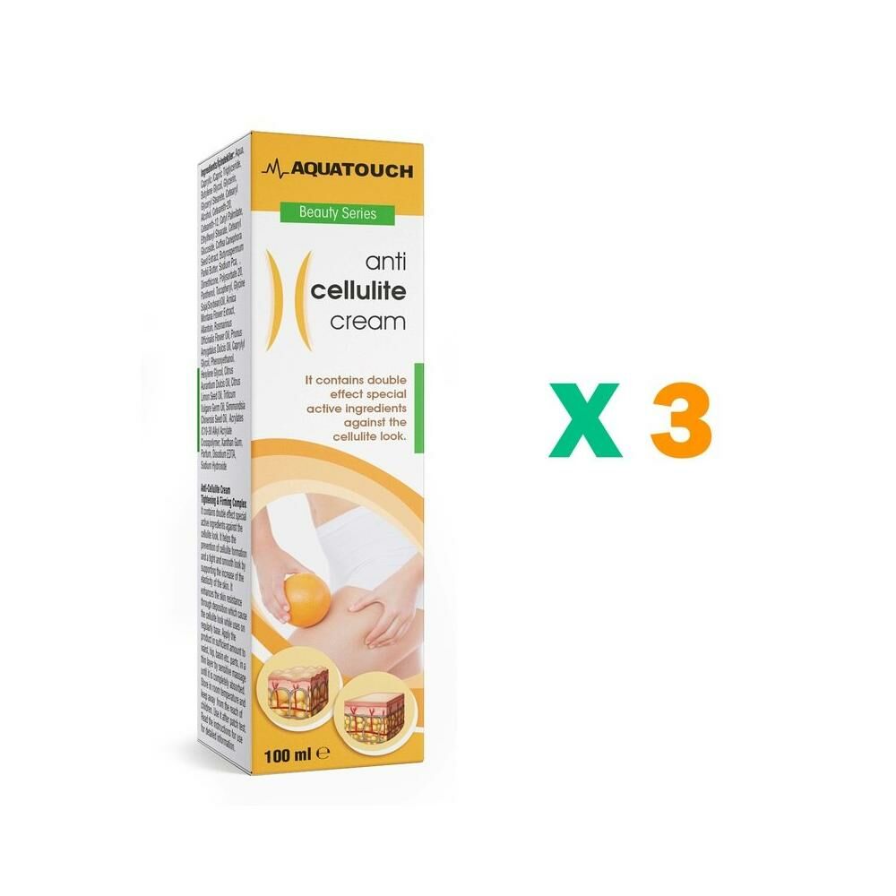 Aqua Touch Selülit Karşıtı Krem 100 ml - 3 Adet