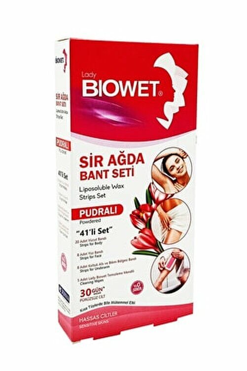 Biowet Sir Ağda Bandı Pudralı Hassas Ciltler 41'li