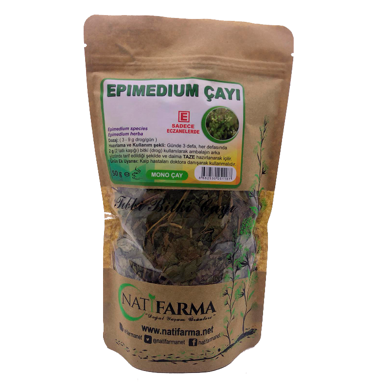 Natifarma Epimedium Yaprağı Çayı 50 gr