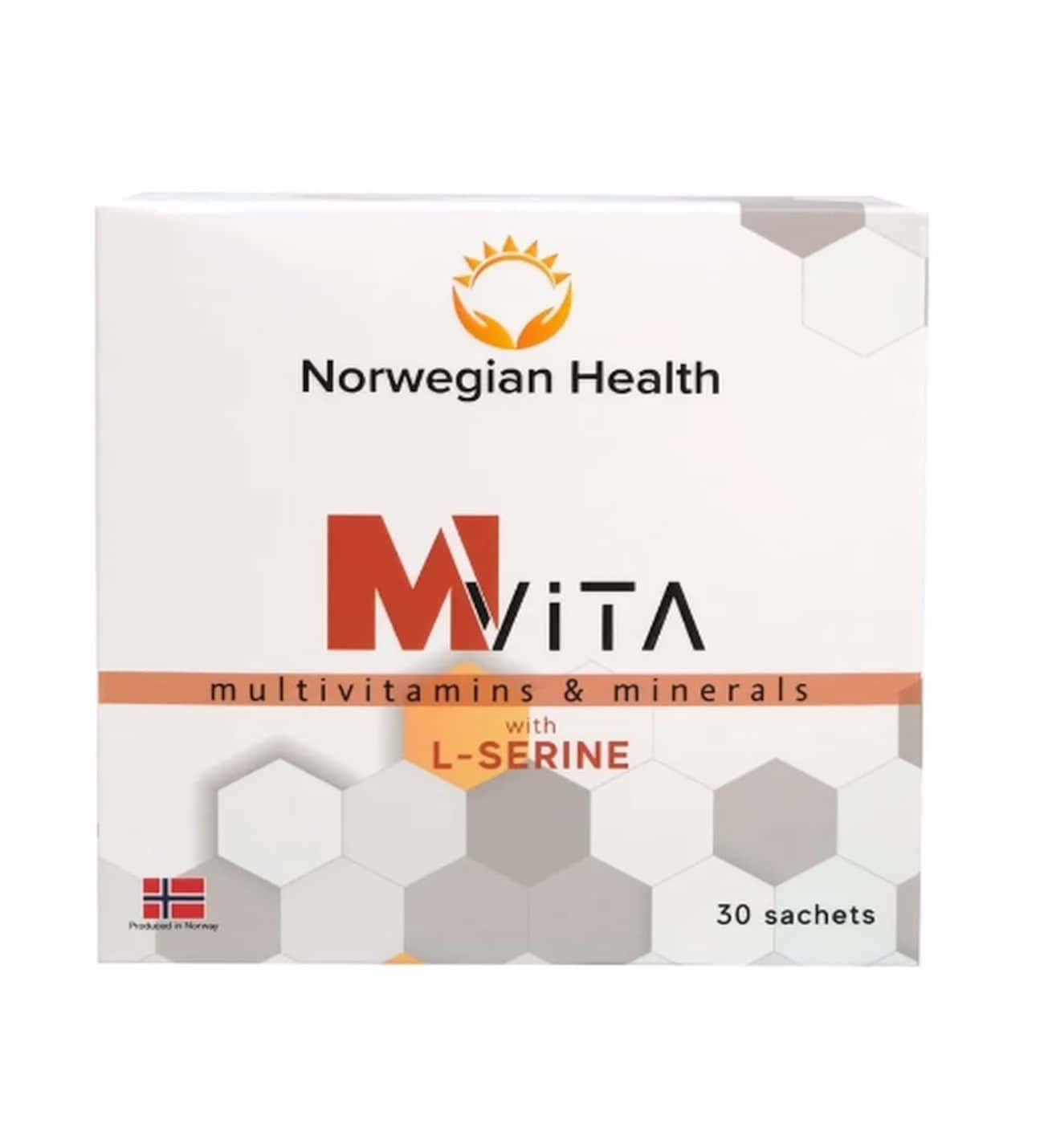 Norwegian Health Mvita L-Serin Multivitamin ve Mineraller 30 Saşe