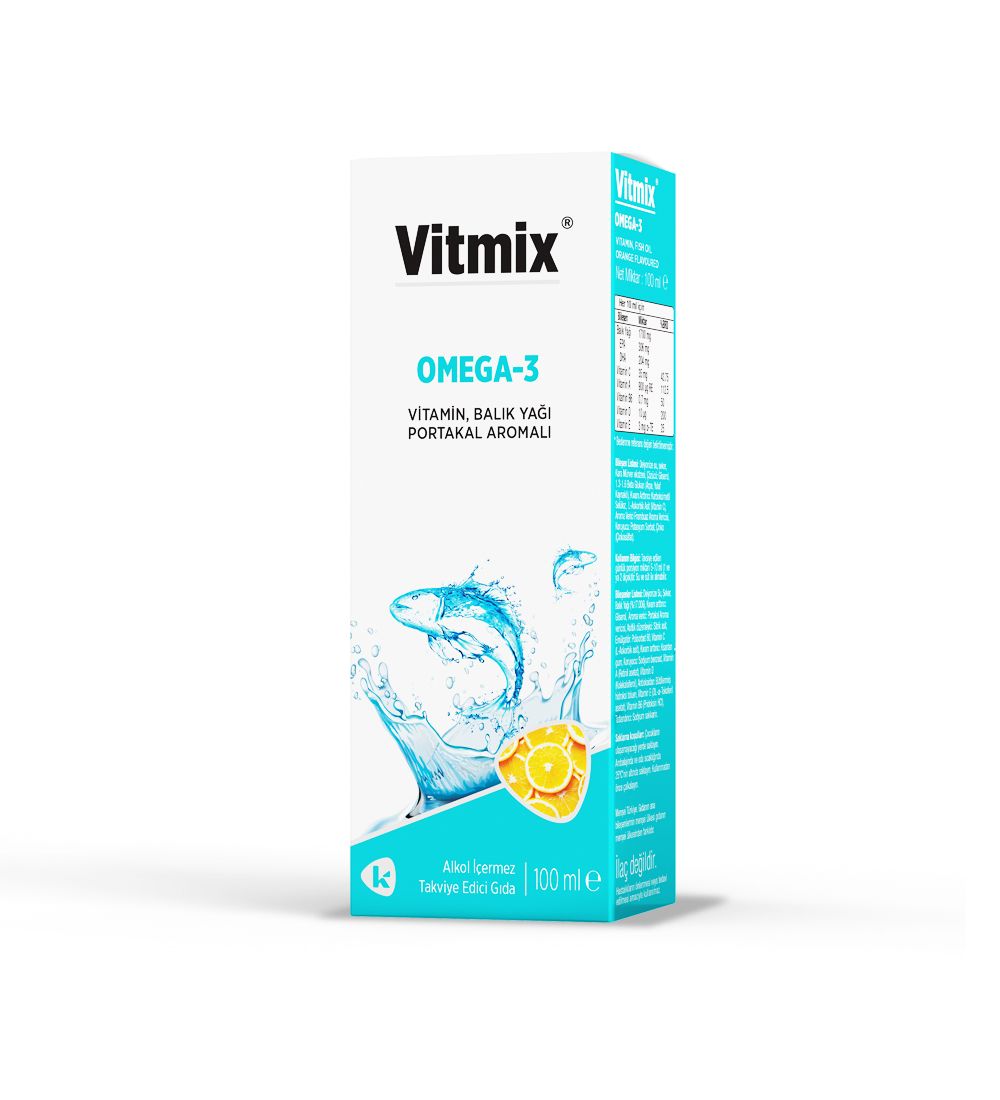 OMEGA 3 BALIK YAĞI SURUP VITMIX 100 ML