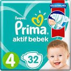 Prima Aktif Bebek Standart Paket 4 Beden 32'li